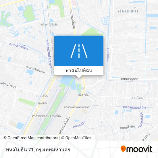 พหลโยธิน 71 แผนที่