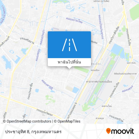 ประชาอุทิศ 8 แผนที่