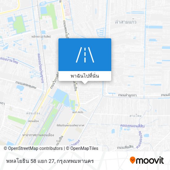 พหลโยธิน 58 แยก 27 แผนที่