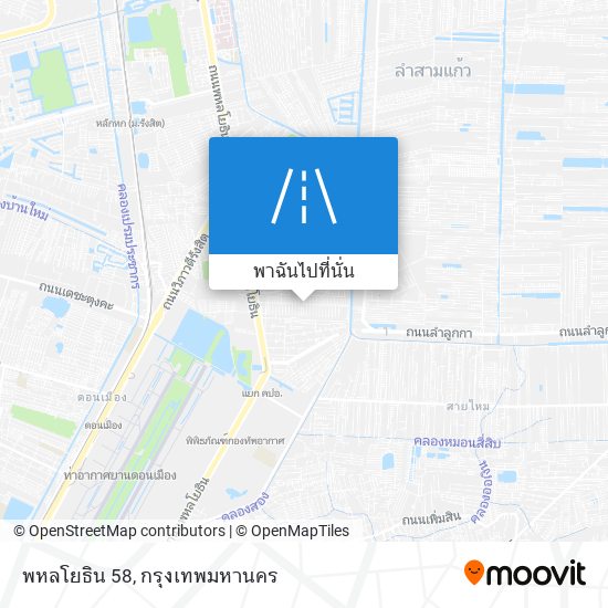 พหลโยธิน 58 แผนที่