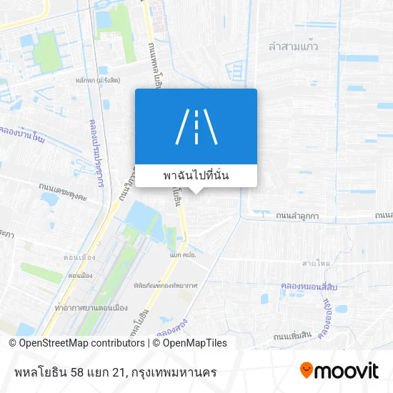 พหลโยธิน 58 แยก 21 แผนที่