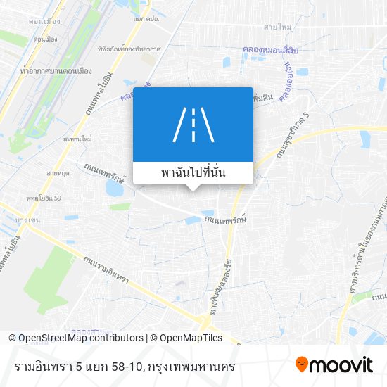 รามอินทรา 5 แยก 58-10 แผนที่