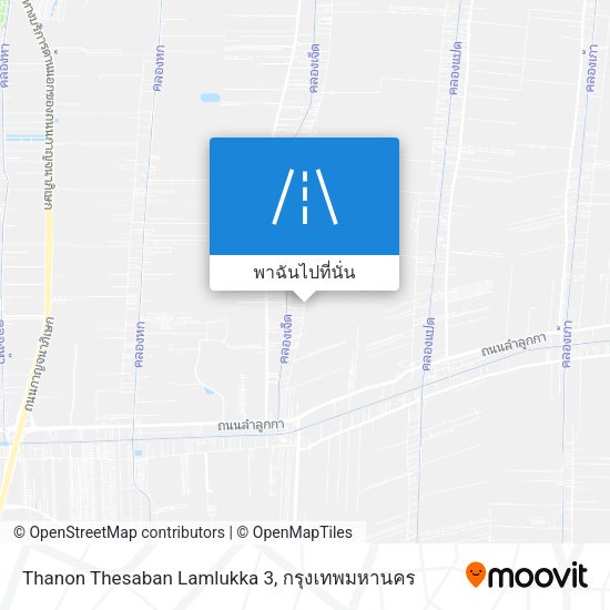 Thanon Thesaban Lamlukka 3 แผนที่