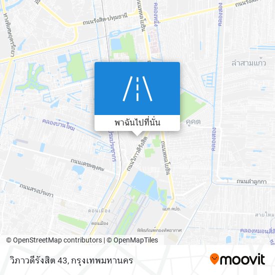 วิภาวดีรังสิต 43 แผนที่