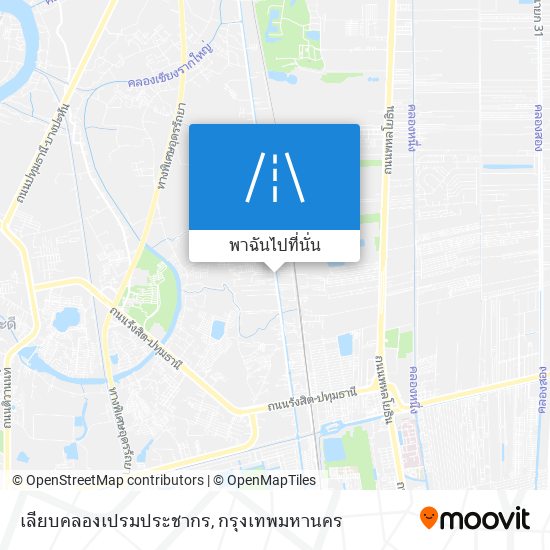 เลียบคลองเปรมประชากร แผนที่