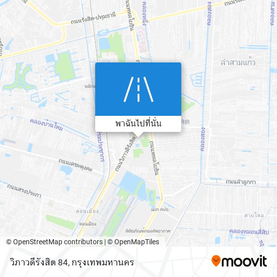 วิภาวดีรังสิต 84 แผนที่