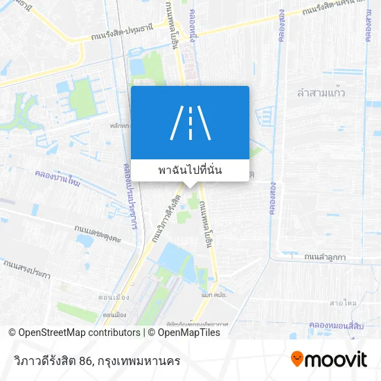 วิภาวดีรังสิต 86 แผนที่