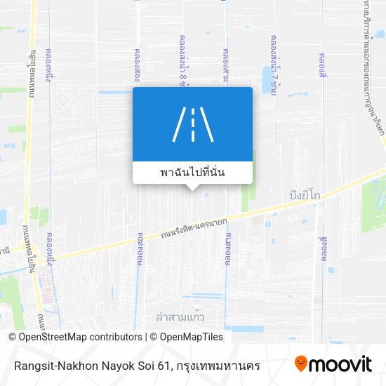 Rangsit-Nakhon Nayok Soi 61 แผนที่