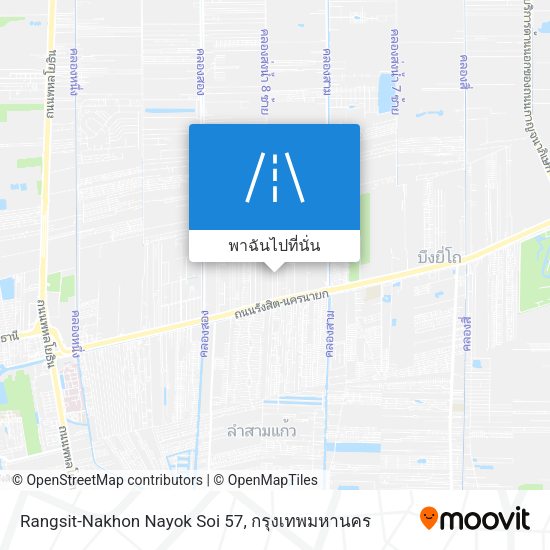 Rangsit-Nakhon Nayok Soi 57 แผนที่