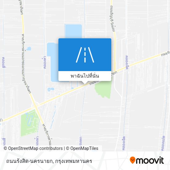 ถนนรังสิต-นครนายก แผนที่