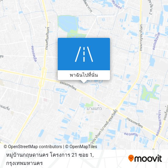 หมู่บ้านกฤษดานคร โครงการ 21 ซอย 1 แผนที่