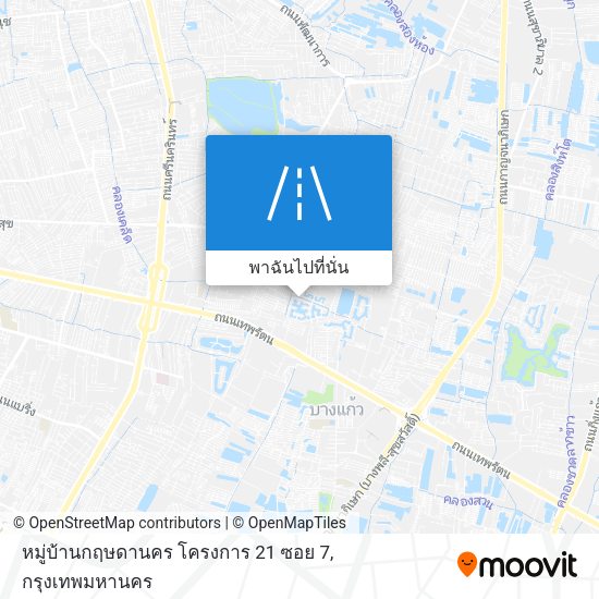 หมู่บ้านกฤษดานคร โครงการ 21 ซอย 7 แผนที่