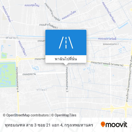 พุทธมณฑล สาย 3 ซอย 21 แยก 4 แผนที่