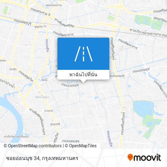 ซอยอ่อนนุช 34 แผนที่