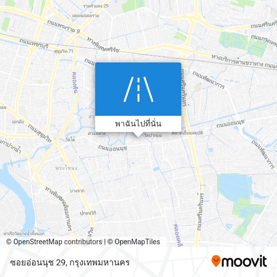 ซอยอ่อนนุช 29 แผนที่