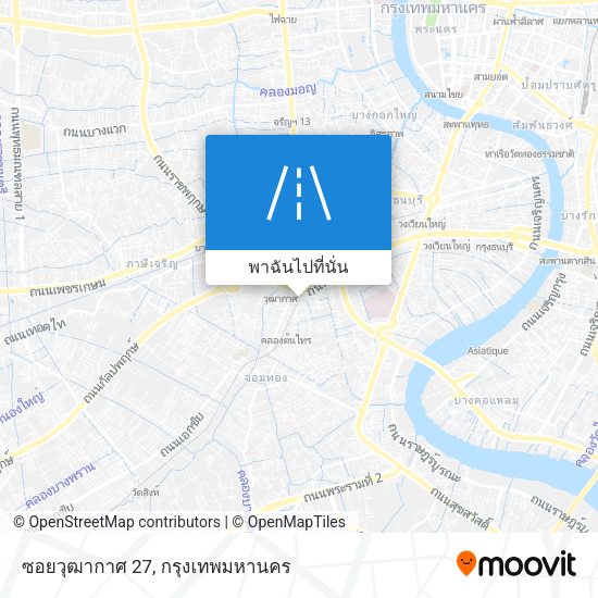 ซอยวุฒากาศ 27 แผนที่