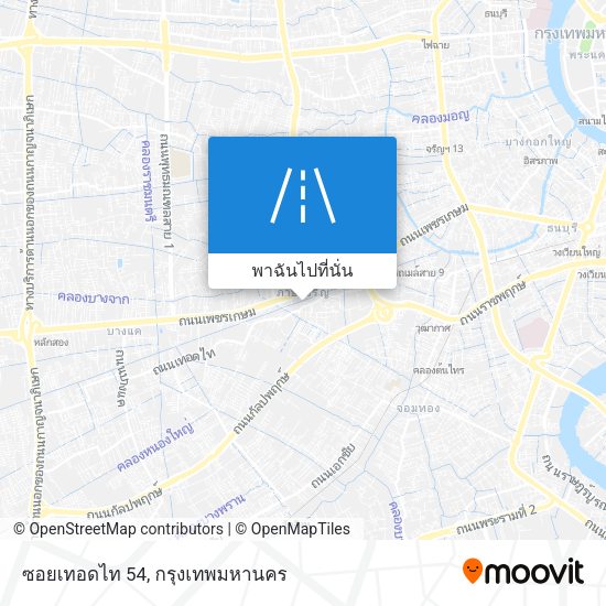 ซอยเทอดไท 54 แผนที่