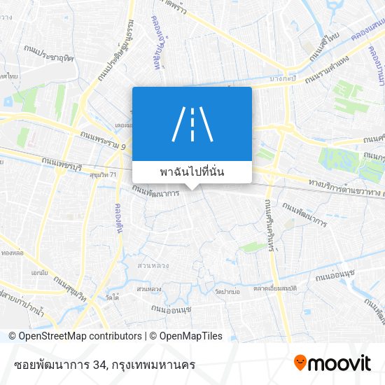 ซอยพัฒนาการ 34 แผนที่