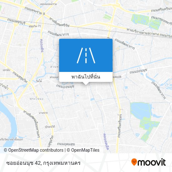 ซอยอ่อนนุช 42 แผนที่