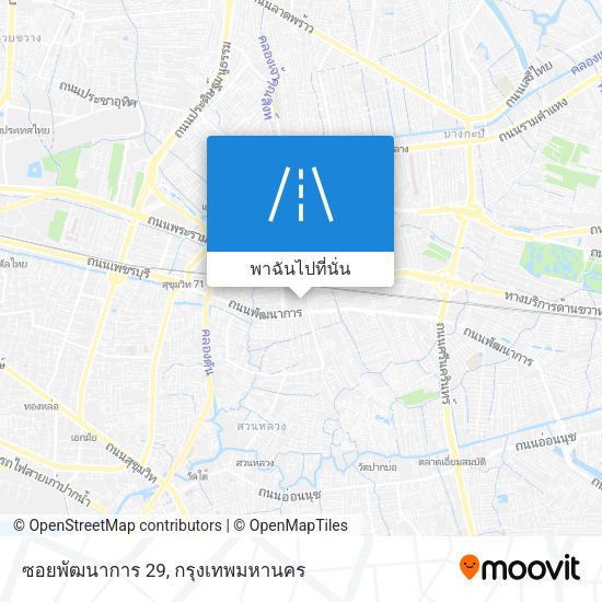 ซอยพัฒนาการ 29 แผนที่