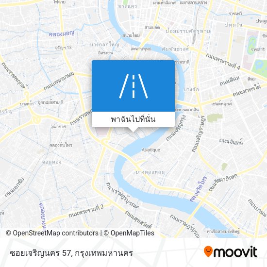 ซอยเจริญนคร 57 แผนที่