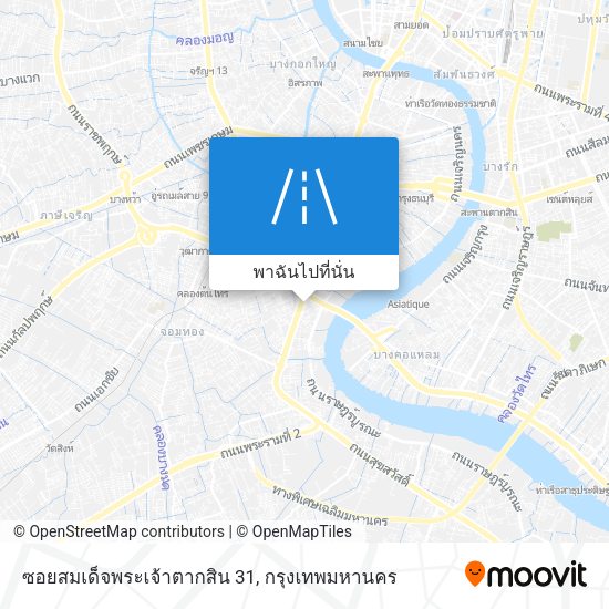 ซอยสมเด็จพระเจ้าตากสิน 31 แผนที่