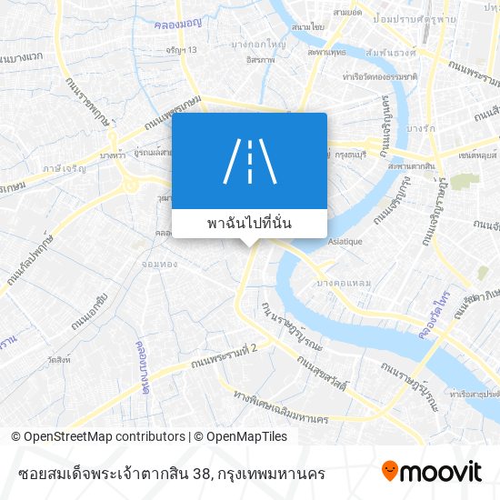 ซอยสมเด็จพระเจ้าตากสิน 38 แผนที่