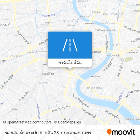 ซอยสมเด็จพระเจ้าตากสิน 28 แผนที่