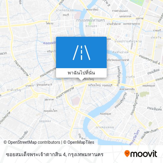 ซอยสมเด็จพระเจ้าตากสิน 4 แผนที่