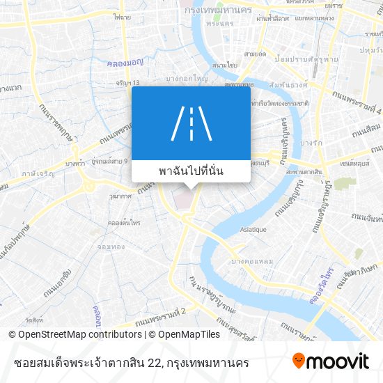 ซอยสมเด็จพระเจ้าตากสิน 22 แผนที่