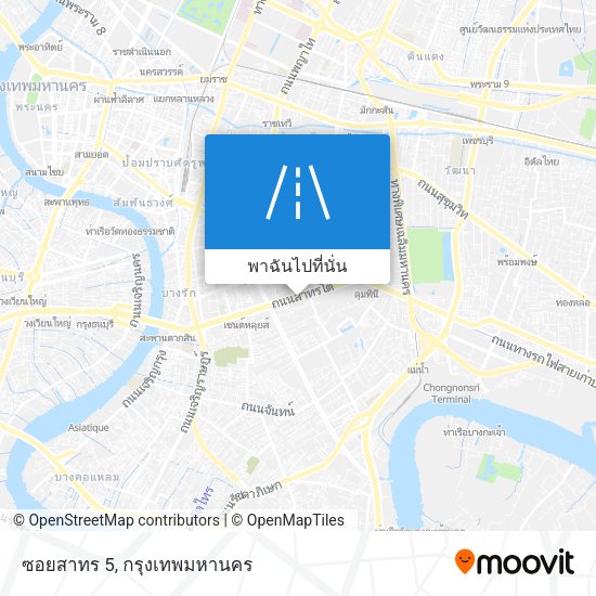 ซอยสาทร 5 แผนที่
