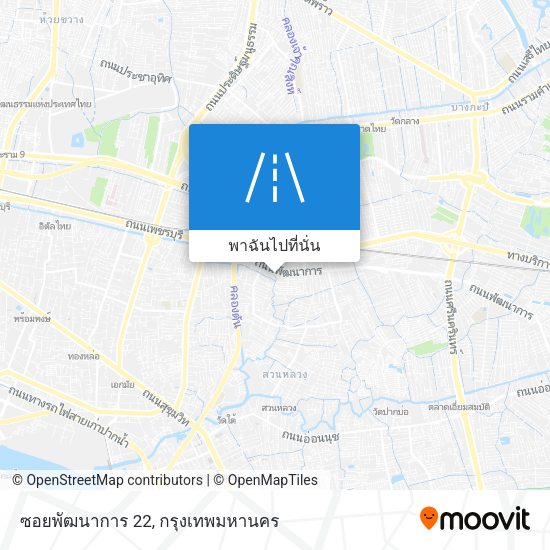 ซอยพัฒนาการ 22 แผนที่
