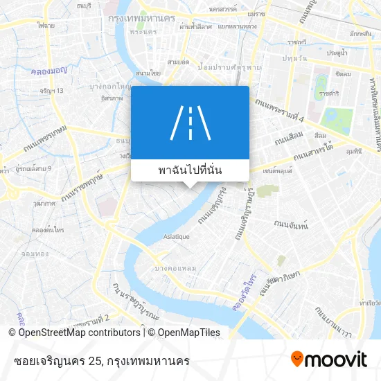 ซอยเจริญนคร 25 แผนที่