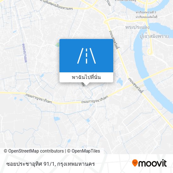 ซอยประชาอุทิศ 91/1 แผนที่