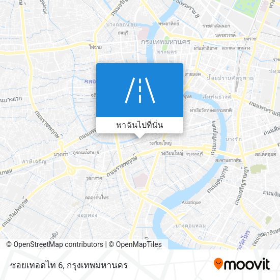 ซอยเทอดไท 6 แผนที่