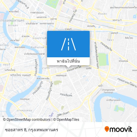ซอยสาทร 8 แผนที่