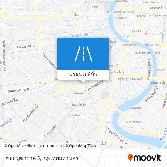 ซอยวุฒากาศ 5 แผนที่