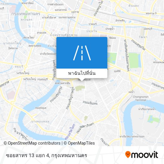 ซอยสาทร 13 แยก 4 แผนที่
