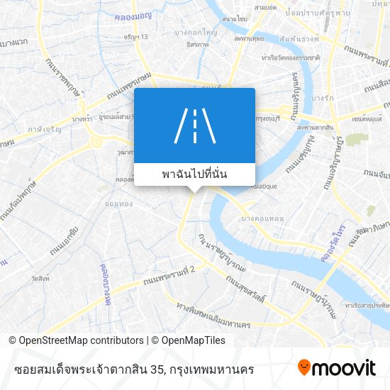 ซอยสมเด็จพระเจ้าตากสิน 35 แผนที่