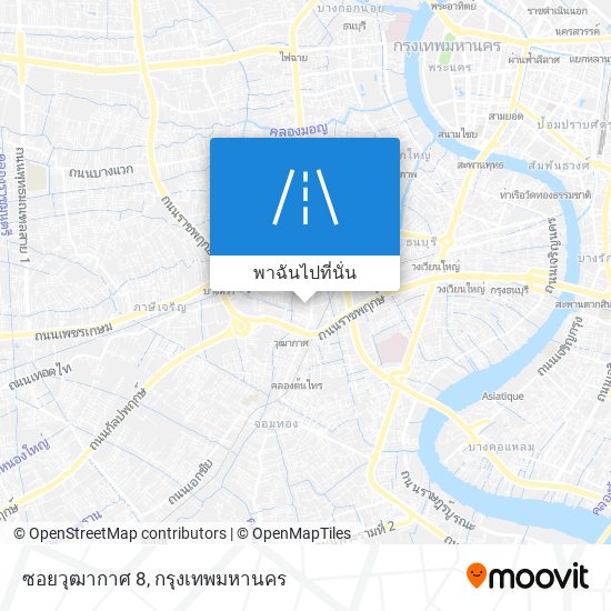 ซอยวุฒากาศ 8 แผนที่