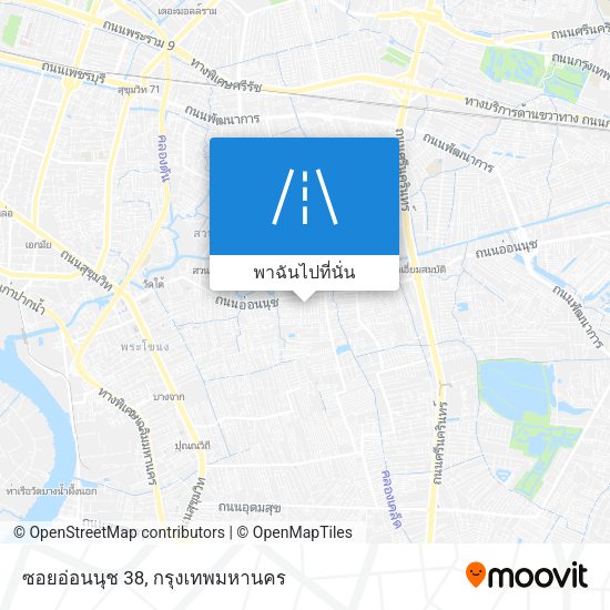 ซอยอ่อนนุช 38 แผนที่