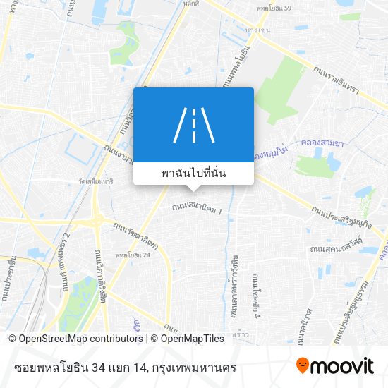 ซอยพหลโยธิน 34 แยก 14 แผนที่