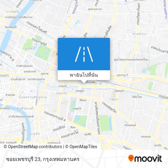 ซอยเพชรบุรี 23 แผนที่