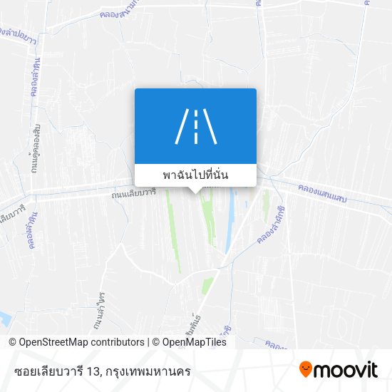 ซอยเลียบวารี 13 แผนที่