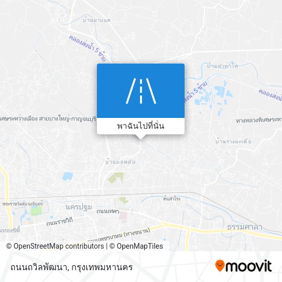 ถนนถวิลพัฒนา แผนที่