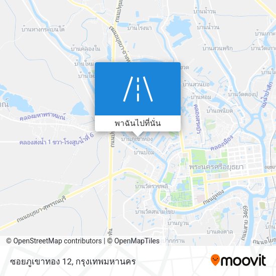 ซอยภูเขาทอง 12 แผนที่