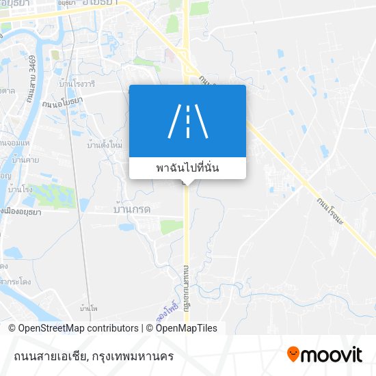 ถนนสายเอเชีย แผนที่