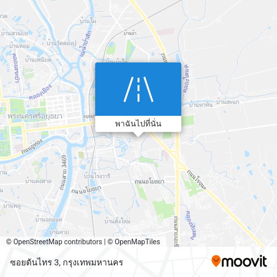 ซอยต้นไทร 3 แผนที่