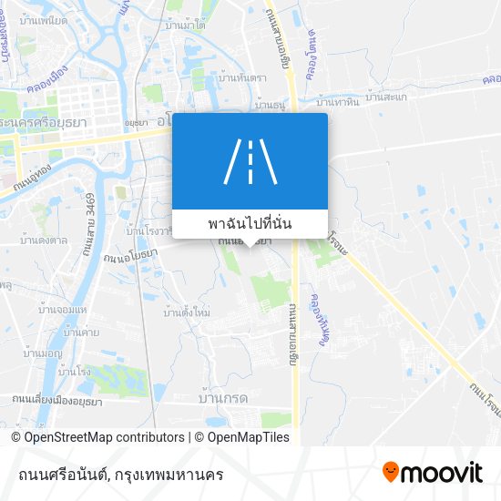 ถนนศรีอนันต์ แผนที่