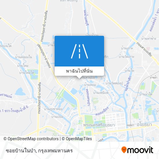 ซอยบ้านในป่า แผนที่